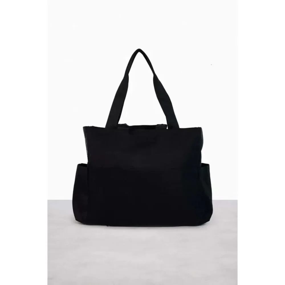 NWT Beis Sports Carryall Tote Duffle in Black